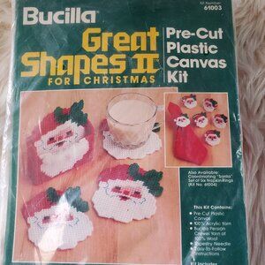 BUCILLA CHRISTMAS PRECUT CANVAS KIT NEW 61003